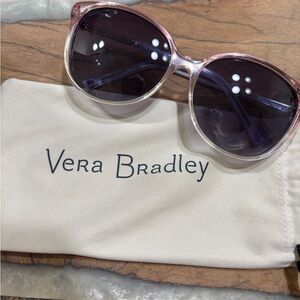 Vera Bradley Pink & Floral Polarized Sunglasses